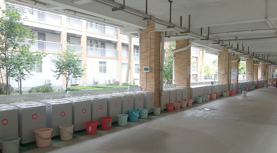 好評(píng)度高！江門一中學(xué)校又雙叒續(xù)單金環(huán)電器共享洗衣機(jī)