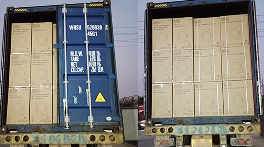 不分晝夜！完成客戶滾筒衣服烘干機發(fā)貨是職責(zé)所在