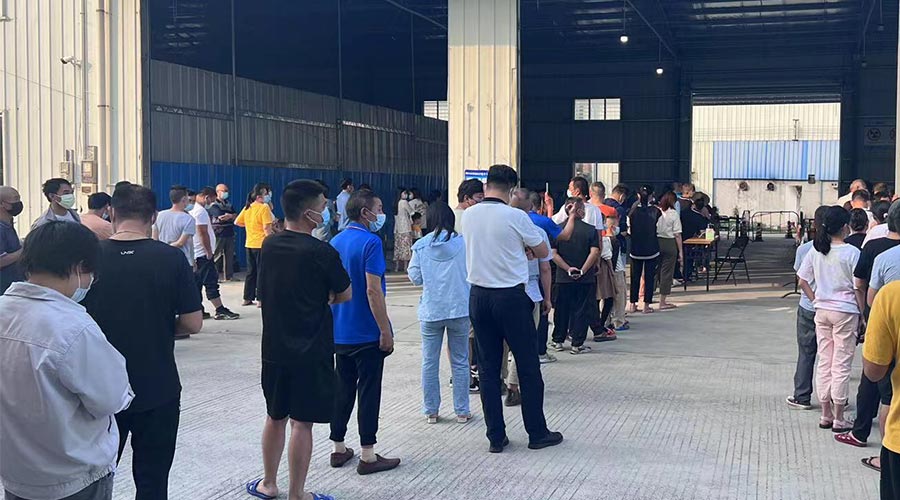 支援防疫是責(zé)任！金環(huán)電器助力鶴山核酸檢測