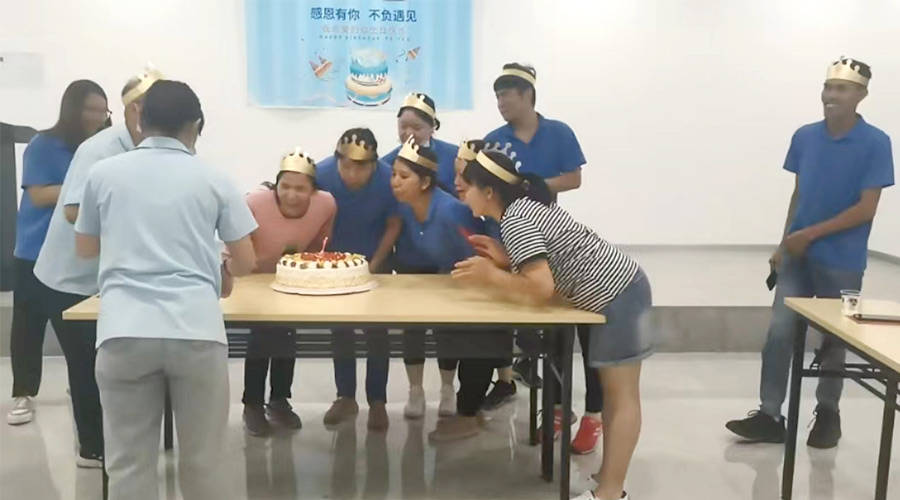 金環(huán)電器6月份員工生日會  美好如約而至！