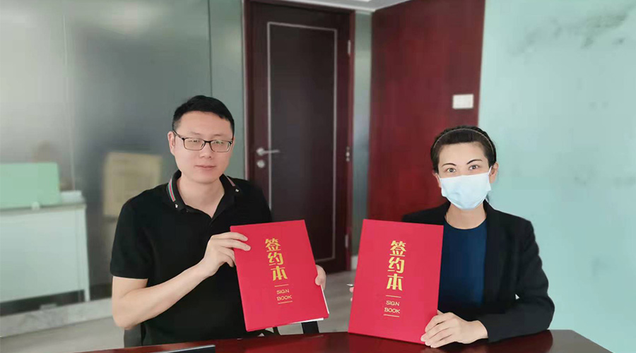 祝賀！金環(huán)電器與寧波某品牌電商客戶再次合作，簽約成功！