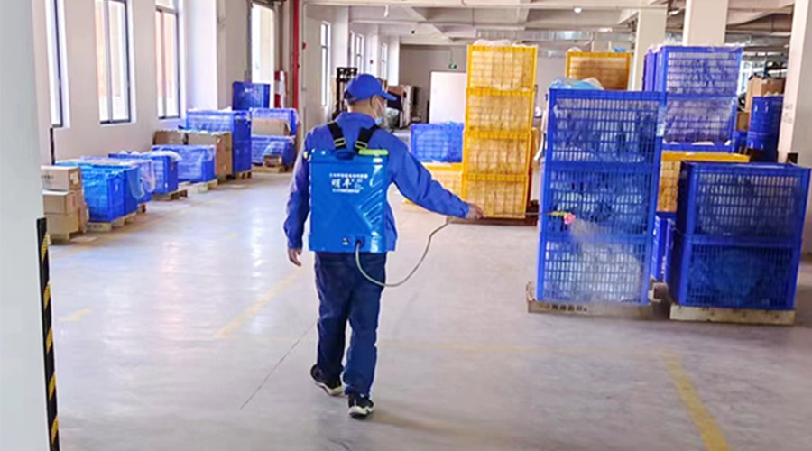 健康和安全放首位！金環(huán)電器全面開展工廠除菌工作