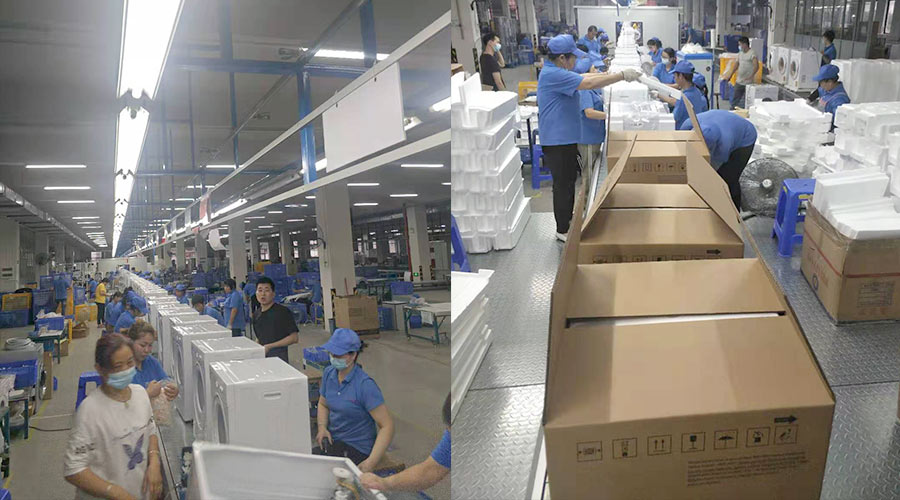 效率保證！金環(huán)電器高效完成英國Argos客戶衣物烘干機生產